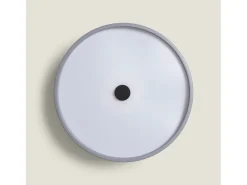 Plafón LED 24W Metal Ø350 mm CCT Seleccionable Eyelight Gris Oscuro