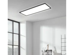 Plafón LED 24W Rectangular SwitchCCT Seleccionable 580x200 mm Doble Cara Negro Seleccionable (Cálido-Neutro-Frío)