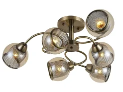 Plafon De 6 Focos Modelo Stanley Cuero