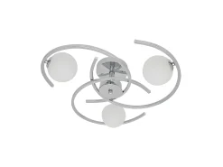 Plafon De 3 Luces Modelo Conil Color Cromo