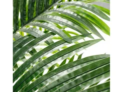 Planta artificial al aire libre con maceta, palmera 180 cm, 3 troncal y 18 hojas, decoración sala de estar dormitorio patio de la oficina del patio de la oficina