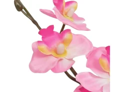 Planta artificial con maceta Orquídea 30 cm Rosa