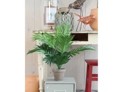 Planta artificial de Poliéster y terracota - 45 x Ø60 - Verde - ARECA PALM
