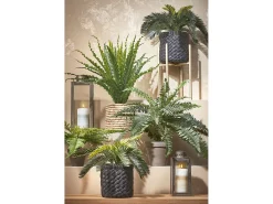 Planta artificial de PVC y Terracota - 33 x Ø34 - Verde - CYCAS PALM