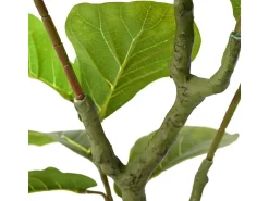 Planta artificial Ficus 30 hojas verde 125 cm