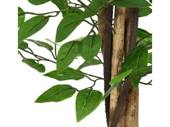 Planta artificial Ficus 788 hojas verde 120 cm