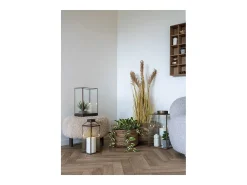 Planta artificial Hoya Carnosa flor de porcelana verde 33 cm