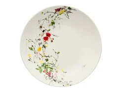 Plato hondo de porcelana blanco/multicolor D21 cm, Brillance