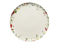 Plato llano de porcelana blanco/multicolor D27 cm, Brillance