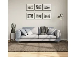 Prolenta Premium - Alfombra pelo largo aspecto brillante ISTAN gris 160x230 cm