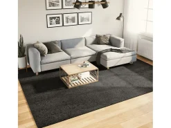 Prolenta Premium - Alfombra pelo largo aspecto brillante ISTAN antracita 240x340cm