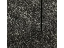 Prolenta Premium - Alfombra pelo largo aspecto brillante ISTAN antracita 240x340cm