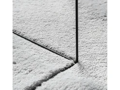 Prolenta Premium - Alfombra de pelo corto suave lavable HUARTE gris 80x200 cm