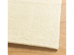Prolenta Premium - Alfombra de pelo corto suave lavable HUARTE crema 100x200 cm