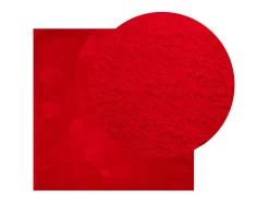 Prolenta Premium - Alfombra de pelo corto suave lavable HUARTE rojo 200x200 cm