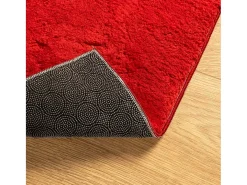 Prolenta Premium - Alfombra de pelo corto suave lavable HUARTE rojo 200x200 cm