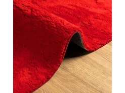 Prolenta Premium - Alfombra de pelo corto suave lavable HUARTE rojo 80x250 cm