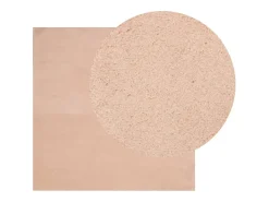 Prolenta Premium - Alfombra de pelo corto suave lavable HUARTE rosado 200x200 cm