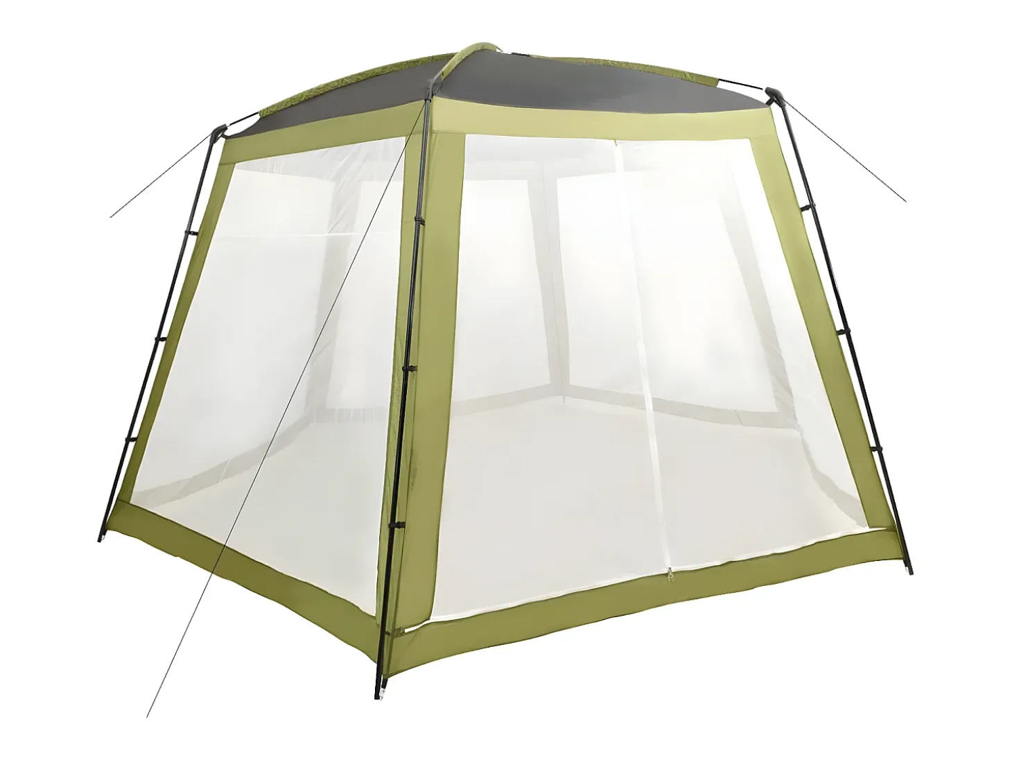 Prolenta Premium - Carpa para piscina de tela verde 500x433x250 cm