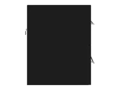 Prolenta Premium - Mueble de lavabo madera de ingeniería negro 60x38,5x48 cm