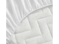 Protector colchón acolchado antialérgico Triple Barrera 90x196 cm blanco