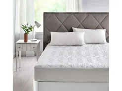 Protector colchón acolchado Triple Barrera 150x196 cm impermeable y transpirable
