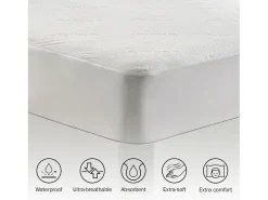 Protector Colchón Hotel 105x196cm| PIKOLIN HOME| Extra suave| 32cm