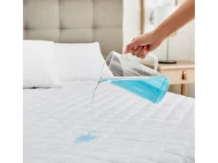 Protector colchón 135x196cm| PIKOLIN HOME| Impermeable| Hasta 32cm