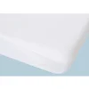 Protector de colchón Alouette 80x190 cm impermeable forma funda algodón afelpado 170g/m² con faldón 30 cm