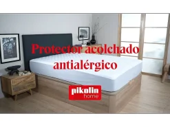 Protector de colchón 160x196cm| PIKOLIN HOME| 100% Algodón| Hasta 32cm