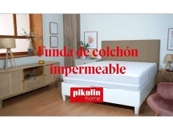 Protector de colchón 140x196cm| PIKOLIN HOME| Hasta 34cm| Impermeable
