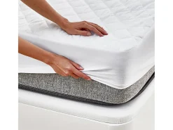 Protector de colchón 105x196cm| PIKOLIN HOME| Aloe Vera| Hasta 32cm
