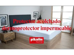 Protector de colchón 140x196cm| PIKOLIN HOME| Aloe Vera| Hasta 32cm