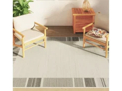 Ralph Alfombra interior exterior antideslizante pelo corto 160x230 cm