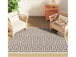 Ralph Alfombra interior exterior antideslizante pelo corto 120x180 cm