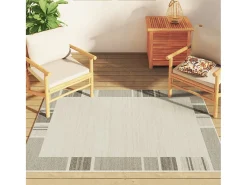 Ralph Alfombra interior exterior antideslizante pelo corto 120x180 cm