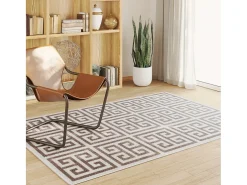 Ralph Alfombra interior exterior antideslizante pelo corto 160x230 cm