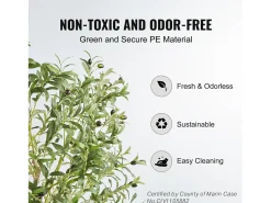 Árbol Artificial SucceBuy 155 cm, Planta Artificial PE, para Casa Oficina Centros Comerciales Interior Exterior