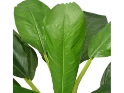 Árbol bananero artificial con macetero 150 cm verde ES109469