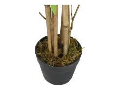 Árbol de bambú artificial con 1288 hojas verde 180 cm ES298615