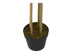 Árbol de bambú artificial con 1520 hojas verde 200 cm ES831400