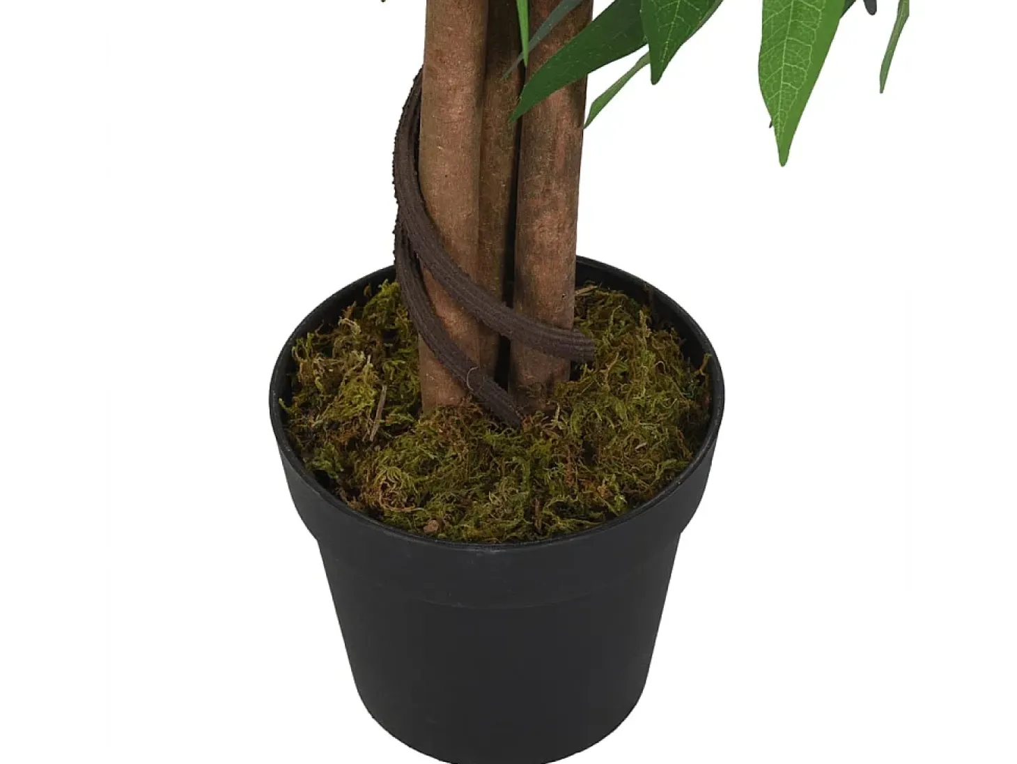 Árbol de mango artificial 900 hojas 180 cm verde
