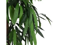 Árbol de mango artificial 900 hojas 180 cm verde