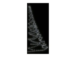 Árbol de pared con gancho metálico 720 LED blanco frío 5 m