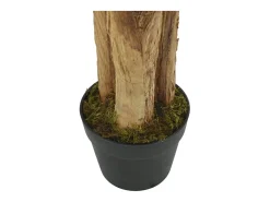 Árbol de plátano artificial 9 hojas verde 120 cm ES599045