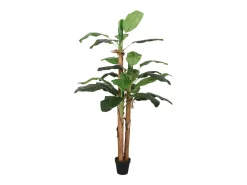 Árbol de plátano artificial 18 hojas verde 150 cm ES944650