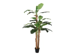 Árbol de plátano artificial 22 hojas verde 200 cm ES680686