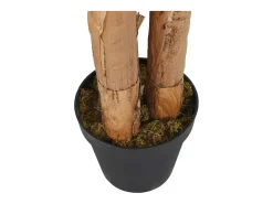 Árbol de plátano artificial 19 hojas verde 180 cm ES523228
