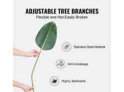 Árbol del Paraíso Artificial SucceBuy de 1,5 m, Planta Verde Artificial