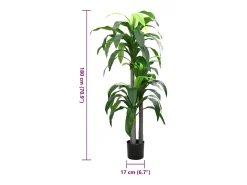 Árbol dracaena artificial 36 hojas 180 cm verde